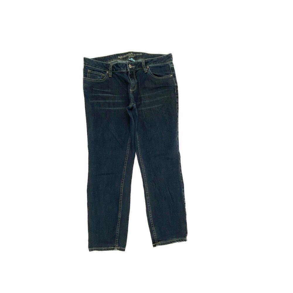 Arizona‎ capri Women's size 9 Dark Wash Blue Denim jeans